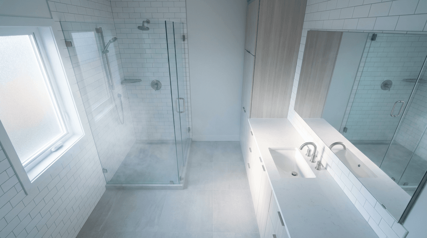 Kamar mandi bersih dan modern